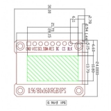 Дисплей TFT IPS 80x160 0.96