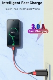 Кабель USB Type C - USB 1м, максимальный ток 3А, с защитой от изломов, USLION