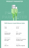 Кабель MicroUSB - USB 1м, максимальный ток 2.4А, защите от изломов, TOPK