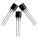 BC547B, транзистор NPN 45В 0.1А 0.63Вт, (TO92)