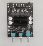 Компактный стереоусилитель ZK-1002T HiFi 2*100Вт с Bluetooth 5,0 и темброблоком на TPA3116D2, класс D, 12-24В