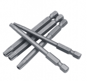 Набор магнитных бит 100мм S2 Torx T5, T6, T7, T8, T9, T10, T15, T20, T25, T30, T40, 11 предметов