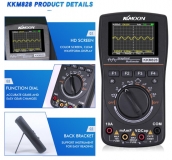 Графический цифровой осциллограф-мультиметр KKmoon KKM828, цветной экран 2,4