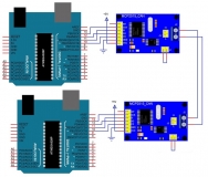Плата модуля CAN Bus MCP2515 с SPI интерфейсом с приемопередатчиком TJA1050 HW-184