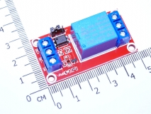 Модуль реле 1-канальный для Arduino с оптронной изоляцией, 12 вольт (hight and low level trigger, реле SONGLE/аналог.)