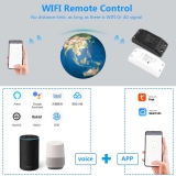 Дистанционное управление нагрузкой до 10А, Wi-Fi  реле, одноканальное Smart Life, Tuya для управления любым электроприбором, розеткой или выключателем со смартфона через Интернет. (Android, IOS, Умный дом, Yandex Алиса)