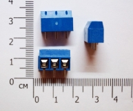 KF301-3P 5.08мм 300V/16A (14-22AWG) синий клеммник винтовой