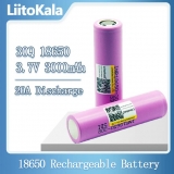 Аккумулятор INR18650-30Q 3000mAh 3.7V 10.40Wh максимальный постоянный ток 20А, импульсный ток 30А