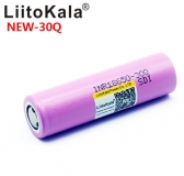 Аккумулятор INR18650-30Q 3000mAh 3.7V 10.40Wh максимальный постоянный ток 20А, импульсный ток 30А