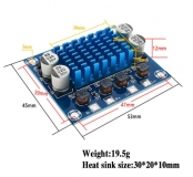 Миниатюрный стерео усилитель TPA3110 2х30W 8-26В класс D
