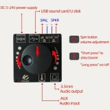 Компактный стереоусилитель XY-AP502L HiFi 2*50Вт с Bluetooth 5,0 на TPA3116, класс D, 5-24В