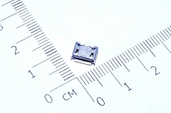 Разъем micro-USB на плату (мама, для телефонов Samsung Galaxy S2 i9100, S5600, 7260, 5860, 8150, 5820) 7 контактов
