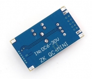 DC-DC фиксированный преобразователь QC-MINI, вход 6-32В, выход 5-9-12В, протоколы QC2.0, QC3.0, MTK PE1.1/2,0, Apple, Samsung AFC, Huawei FCP, Spreadtrum SFCP, ток 0-3.4А, 1 USB порт