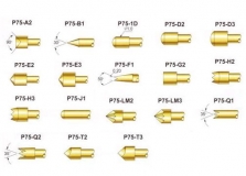Пружинный контакт-зонд P75-LM3, (16.55мм, диаметр 1.02мм/1.5мм, давление пружины 100г)