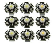Светодиод 3W, 3Вт, High Power, синий Royal Blue, 30-40 Lm, 440-445nm, 600-700mA на радиаторе