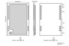 Модуль E22-400M22S, модуль LoRa, SX1268, 433MHz, SPI, 7 км