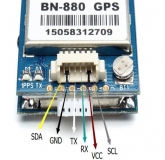 BN-880 модуль GPS и компас, поддержка GPS, ГЛОНАСС, BeiDou, Galileo, QZSS, SBAS