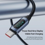Кабель USB Type C - USB 1м с индикатором мощности, 66 Вт, максимальный ток 6А, с защитой от изломов, Toocki