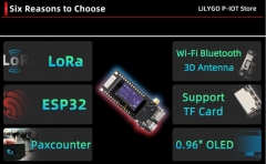 Модуль LILYGO LoRa V2.1_1.6.1 ESP32-S3 868 МГц беспроводной модуль WIFI + Bluetooth, OLED экран 0.96