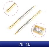 Пружинный контакт-зонд проходной PH-4D, (длина 38мм, диаметр контакта 2.5мм, давление пружины 150г)