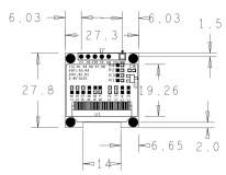 0,96-дюймовый белый ЖК дисплей 128 * 64 OLED-дисплей на SSD1306, модуль для Arduino, интерфейс SPI / I2C