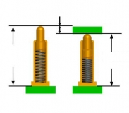 Пружинный контакт Pogo Pin Connector GA20-05015-0915  1A (длина 5мм,  диаметр контакта 0.9мм)