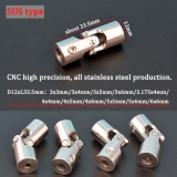 Карданное соединение металлическое D9xL23mm, 3 мм / 3 мм