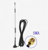 Антенна для 2G 3G 4G LTE роутеров 12dBi, 700-2700 МГц, SMA, на магнитном основании