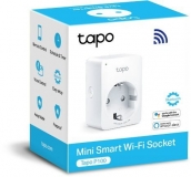 Умная розетка TP-Link Tapo P100 EU Wi-Fi белый