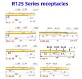 Гнездо (гильза) для пружинного контакт-зонда R125-3S, (30.0мм, диаметр хвостовика 2.36мм, глубина 24.7мм, бортик 5мм)