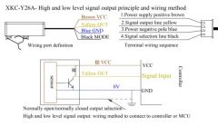 Датчик уровня жидкости XKC-Y26A-V для трубок 5-10мм