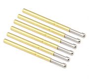 Пружинный контакт-зонд P160-G2, (24.5мм, диаметр хвостовика 1.36мм, давление пружины 180г)