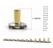 Кнопка тактовая SMD 5.2 * 5.2 * 3 мм (водонепроницаемая) TS-1252
