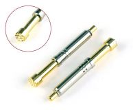 Пружинный контакт-зонд проходной PH-6D, (длина 40мм, диаметр контакта 5мм, давление пружины 250г)