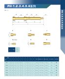 Пружинный контакт-зонд проходной PH-6D, (длина 40мм, диаметр контакта 5мм, давление пружины 250г)