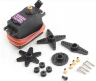 Сервопривод TowerPro MG996R 360° (расширенный набор качалок, цифровая сервомашинка с металлическими шестернями)