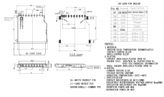 Держатель SD карты smd