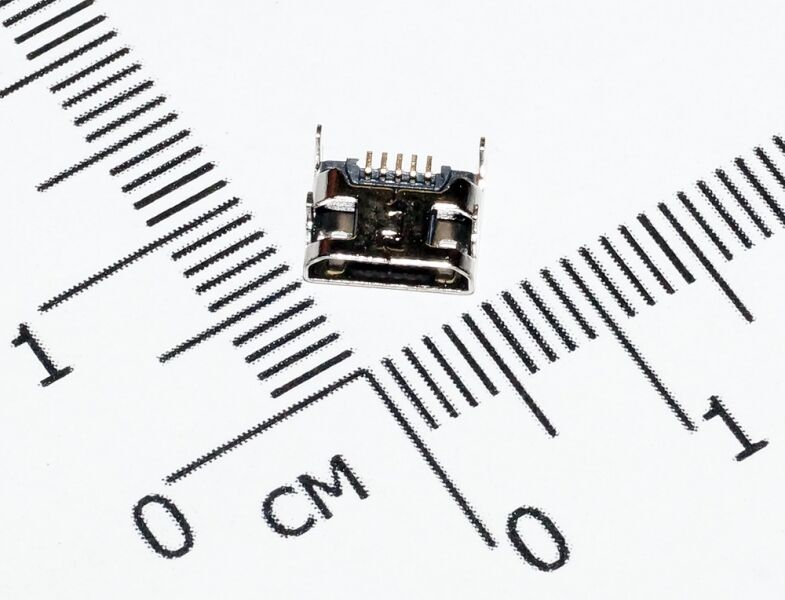 Разъем micro-usb на плату (мама) (для телефонов, планшетов...) 3043 ...
