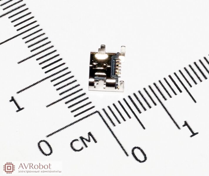 Разъем micro-usb на плату (мама) (для телефонов, планшетов...) 3043 ...