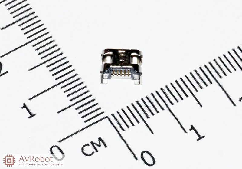 Разъем micro-usb на плату (мама) (для телефонов, планшетов...) 3043 ...