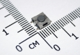 Кнопка тактовая SMD 6 * 6 * 3,1 мм IT-1157BHNP-160G-G (DTSMW-66N-V-T/R) (серая, с заземлением)