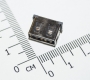 Разъем USB-A на плату с контактами на 90 градусов (мама, укороченный разъем)