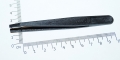 Пинцет 93305 ESD, черный, антистатический пинцет из пластмассы, 11,5 см